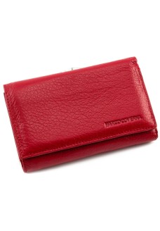 Якісний невеликий гаманець для дівчат зі шкіри Marco Coverna MC-2049A-2 (JZ6657) червоний