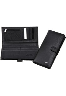 Чоловічий шкіряний гаманець портмоне ST Leather (ST147) 98350 Чорний