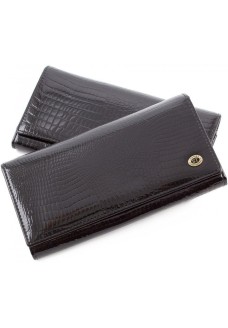 Жіночий гаманець з натуральної шкіри ST Leather (S1001A) 98191 Чорний