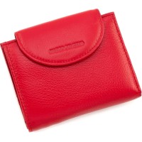 Компактный кожаный кошелек для девушек Marco Coverna MC-2036-2 (JZ6640) красный
