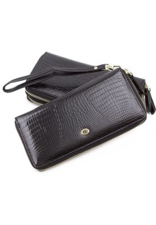 Женский кошелек из натуральной кожи ST Leather (S4001A) 98234 Черный