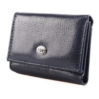 Женский кожаный кошелек складной маленький ST Leather (ST440) 98517 Синий