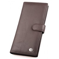 Чоловічий шкіряний гаманець портмоне ST Leather (ST147) 98182 Коричневий