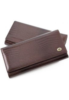 Женский кошелек из натуральной кожи ST Leather (S6001A) 98254 Коричневый