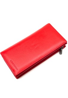 Яркий кожаный женский кошелек Marco Coverna MC-1423-2 (JZ6637) красный