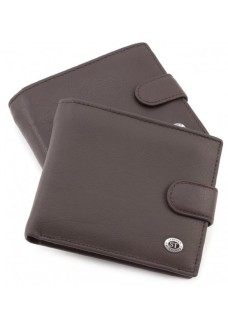 Чоловічий шкіряний гаманець ST Leather (ST138) 98342 Коричневий