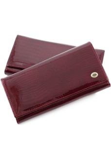Жіночий гаманець з натуральної шкіри ST Leather (S2001A) 98227 Бордовий