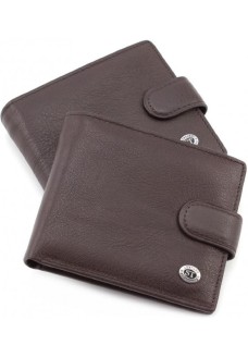 Чоловічий шкіряний гаманець ST Leather (ST104) 98308 Коричневий