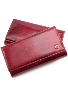 Женский кожаный кошелек ST Leather (S8001A) 98277 Красный