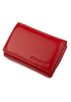 Кожаный кошелек небольшого размера для девушек Marco Coverna MC-1419-2 (JZ6632) красный