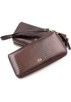 Жіночий гаманець шкіряний ST Leather (S4001A) 98238 Коричневий