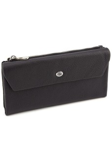 Клатч- гаманець шкіряний ST Leather (ST42) 98486 Чорний