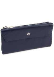 Клатч- гаманець шкіряний ST Leather (ST42) 98487 Синій