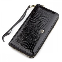 Женский кожаный кошелек ST Leather (S4001A) 98236 Черный