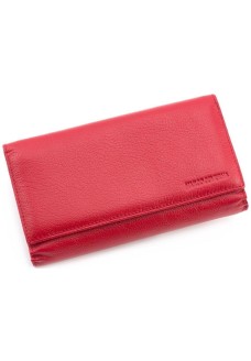 Яскравий жіночий гаманець невеликого розміру зі шкіри Marco Coverna MC-2060-2 (JZ6662) червоний