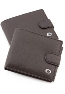 Чоловічий шкіряний гаманець ST Leather (ST102) 98299 Коричневий