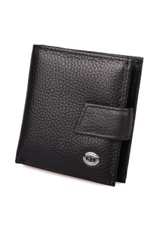Маленький кожаный кошелек ST Leather (ST430) 98509 Черный