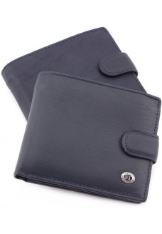 Чоловічий шкіряний гаманець ST Leather (ST138) 98338 Синій