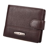 Мужской кожаный кошелек маленький Tailian (T150) 98592 Светло-коричневый
