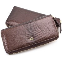 Женский кошелек из натуральной кожи ST Leather (S7001A) 98270 Коричневый