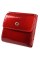 Женский кожаный кошелек складной маленький лаковый ST Leather (S1101A) 98205 Красный