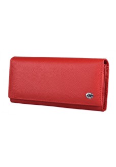 Жіночий шкіряний гаманець ST Leather (ST150) 98360 Червоний