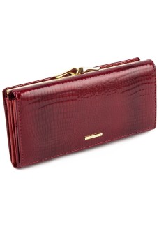 Лаковий гаманець з тисненою шкірою Marco Coverna MC-403-1011-2 (JZ6579) червоний