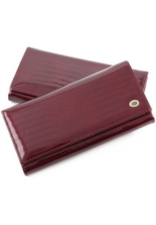 Женский кошелек кожаный ST Leather (S6001A) 98257 Бордовый