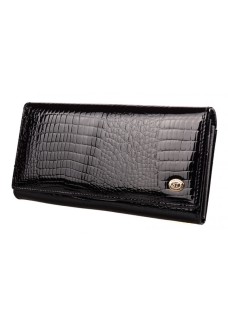 Жіночий шкіряний гаманець ST Leather (S1001A) 98188 Чорний