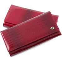 Женский кошелек кожаный ST Leather (S6001A) 98258 Красный