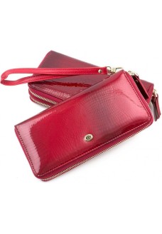 Женский кошелек из кожи ST Leather (S4001A) 98240 Красный