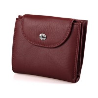 Жіночий шкіряний гаманець ST Leather (ST410) 98466 Бордовий