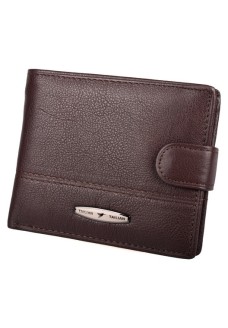 Мужской кожаный кошелек с визитницей Tailian (T115) 98582 Светло-коричневый