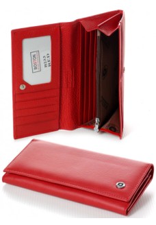 Женский кожаный кошелек Boston (B233) 98143 Красный