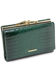Зручний гаманець із лакової шкіри для жінок Marco Coverna MC-403-2490-7 (JZ6589) зелений