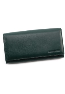 Місткий гаманець для дівчат зі шкіри Marco Coverna MC-1-2030-7 (JZ6562) зелений