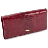 Лаковий стильний жіночий гаманець зі шкіри Marco Coverna MC-403-6061-2 (JZ6595) червоний