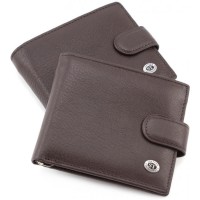 Мужской кожаный кошелек ST Leather (ST113-1) 98318 Коричневый