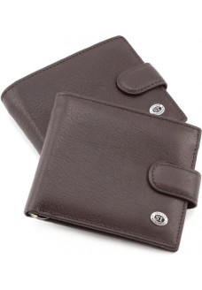 Чоловічий шкіряний гаманець ST Leather (ST113-1) 98318 Коричневий