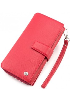 Жіночий шкіряний гаманець ST Leather (SТ228) 98574 Червоний