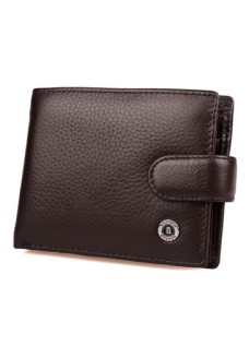 Чоловічий шкіряний гаманець Boston (B4-026) 98169 Коричневий