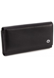 Жіночий гаманець з натуральної шкіри ST Leather (ST246) 98428 Чорний