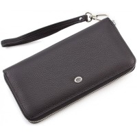 Гаманець з натуральної шкіри ST Leather (ST45-2) 98543 Чорний