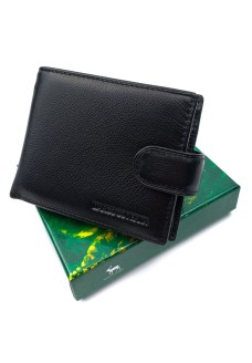 Чоловічий шкіряний гаманець Marco Coverna MC-2003-1 (JZ6709) чорний