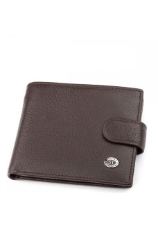 Чоловічий шкіряний гаманець ST Leather (ST104) 98310 Коричневий