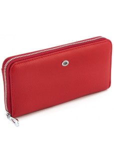 Женский кошелек кожаный ST Leather (ST201) 98405 Красный