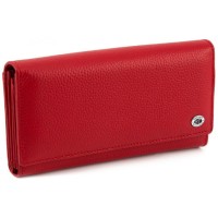 Женский кошелек из натуральной кожи ST Leather (ST246) 98430 Красный