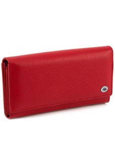 Жіночий гаманець з натуральної шкіри ST Leather (ST246) 98430 Червоний
