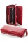 Женский кожаный кошелек клатч на молнии Boston (B202) 98124 Красный насыщенный
