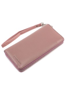 Современный кошелек для женщин из кожи Marco Coverna MC-7002-6 (JZ6683) розовый (пудра)